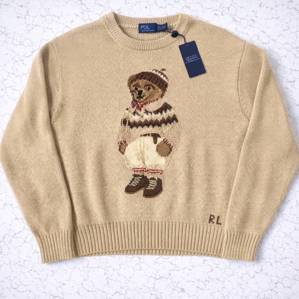 Polo Ralph Lauren Bear Sweater Jumper NEW NWT authentic